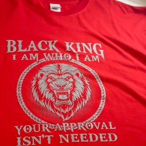 Black King T-Shirt (Red)